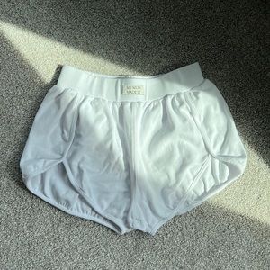 My Mum Made it white shorts